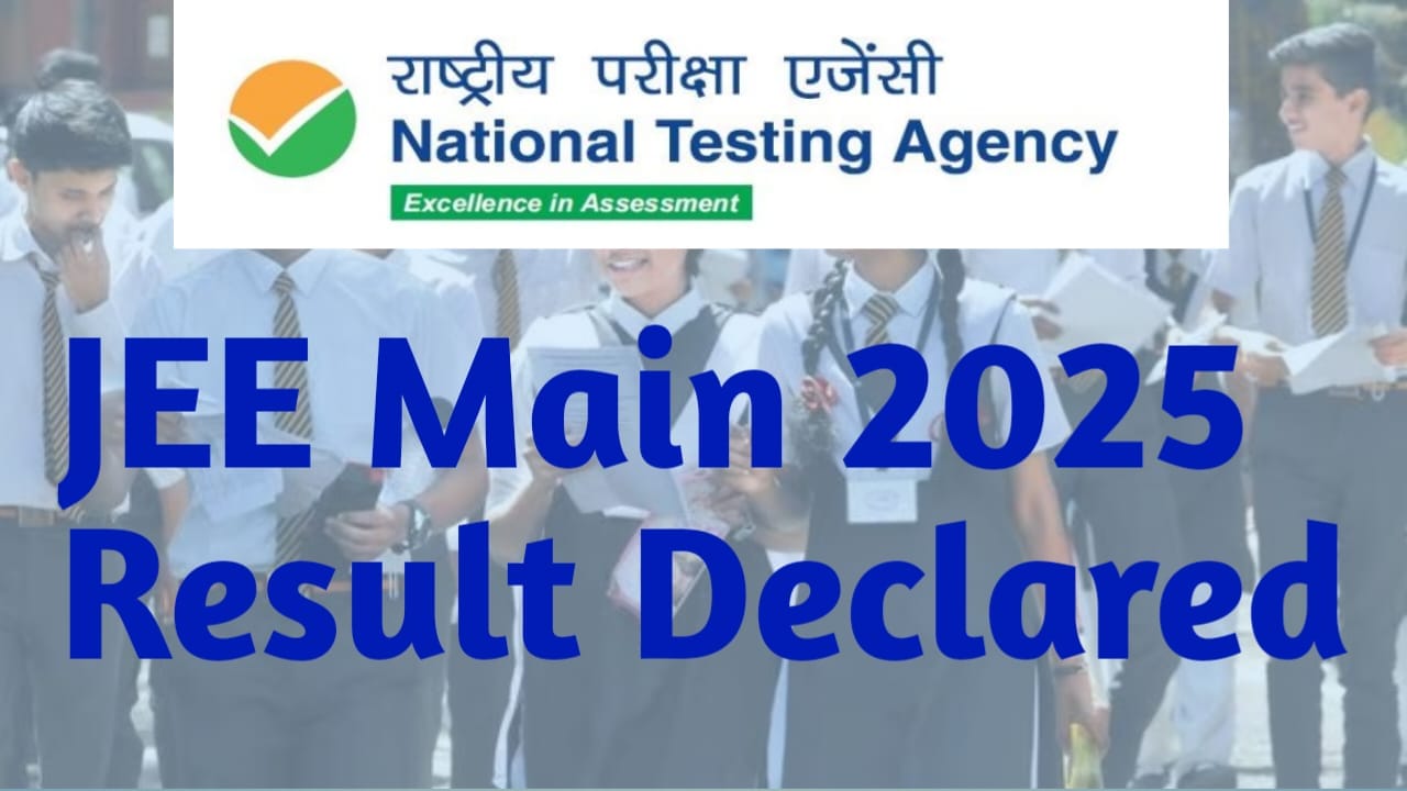 JEE Main 2025 result